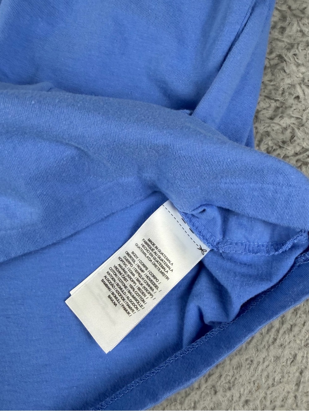 Polo Ralph Lauren Shirt Mens M Blue Classic Fit Polo Bear Graphic Long Sleeve - Picture 9 of 9